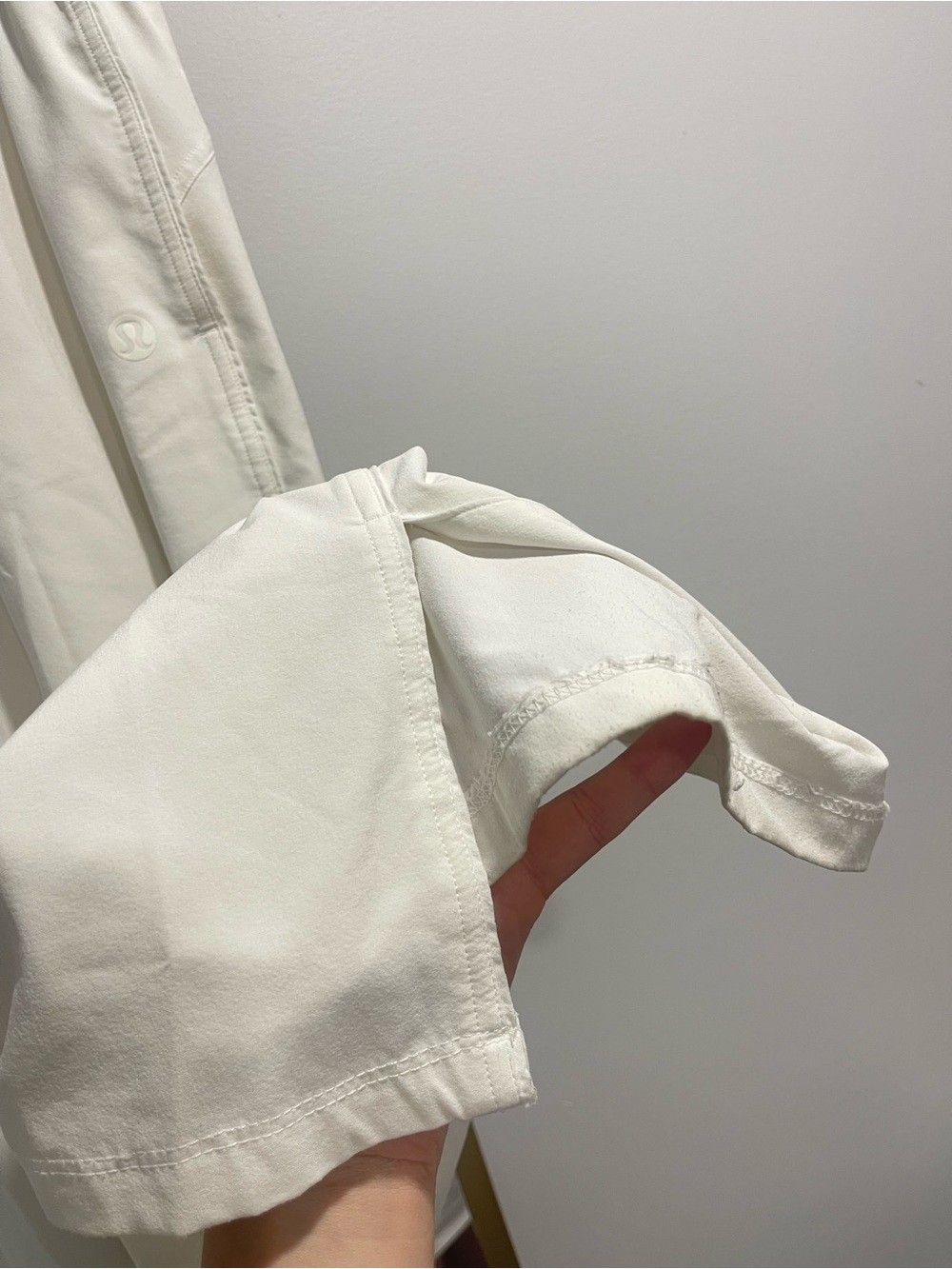 Lululemon Court Rival Wide Leg Track Pant Regular White size 10 - Picture 8 of 16
